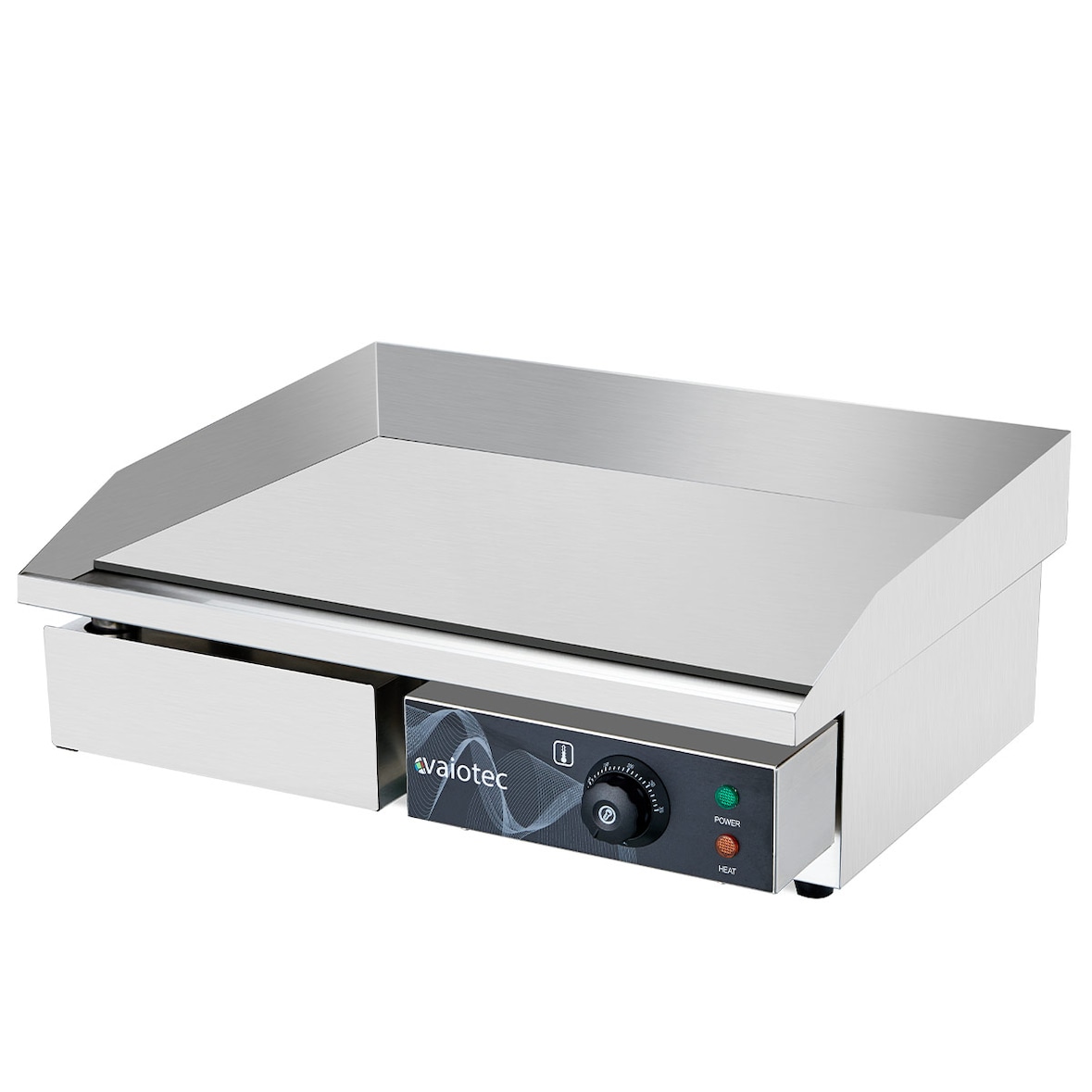 vaiotec Elektro Grillplatte, Grillfläche glatt, 550 x 445 mm