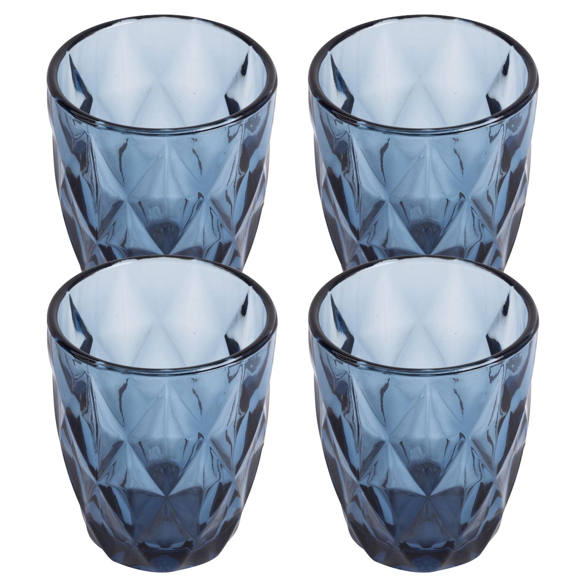 San Ignacio - Set mit 4 blauen Kristallgläsern (260 cl)