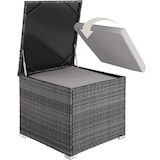 thumbnail of tectake Canapé de jardin Pisa 5 places avec coffre de rangement, variante 2 - gris - 403829
