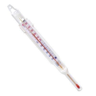 Thermomètre Verre -50°C /+50 °C avec Gaine de Protection - L2G