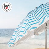 thumbnail of Aktive sombrilla de playa antiviento 8 varillas 220 cm olas playa