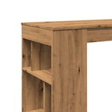 thumbnail of Table de bar avec étagères chêne artisanal bois d'ingénierie Modèle Boréal Terrasse Plus