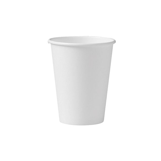 Gobelet carton blanc - 355 ml x 1000 - recyclable, micro-ondable