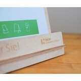 thumbnail of Tisch-Prospekthalter DIN A5, Birkenholz natur »WUDI«