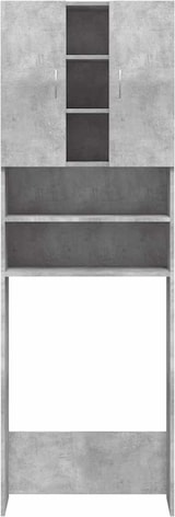 thumbnail of vidaXL Waschmaschinenschrank Betongrau 64x25,5x190 cm