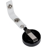 thumbnail of Ausweishalter 10 Stück Jojo schwarz mit Metallclip