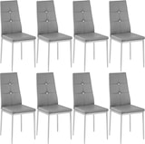 thumbnail of tectake Sillas de comedor Julien - Juego de 8 gris