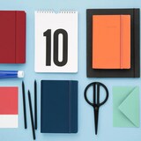 thumbnail of Kalender Daily Pocket 8,8x13cm Silk marine 2024