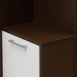 thumbnail of Mueble de entrada, armario recibidor, colgador espejo y zapatero 198x80x30