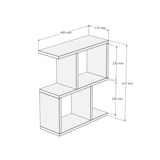 thumbnail of Skye Decor, Zet- Zet PUQ, Weiß, Couchtische, 51,4x45x17 cm, 100% Melaminbeschichtete Partikelplatte