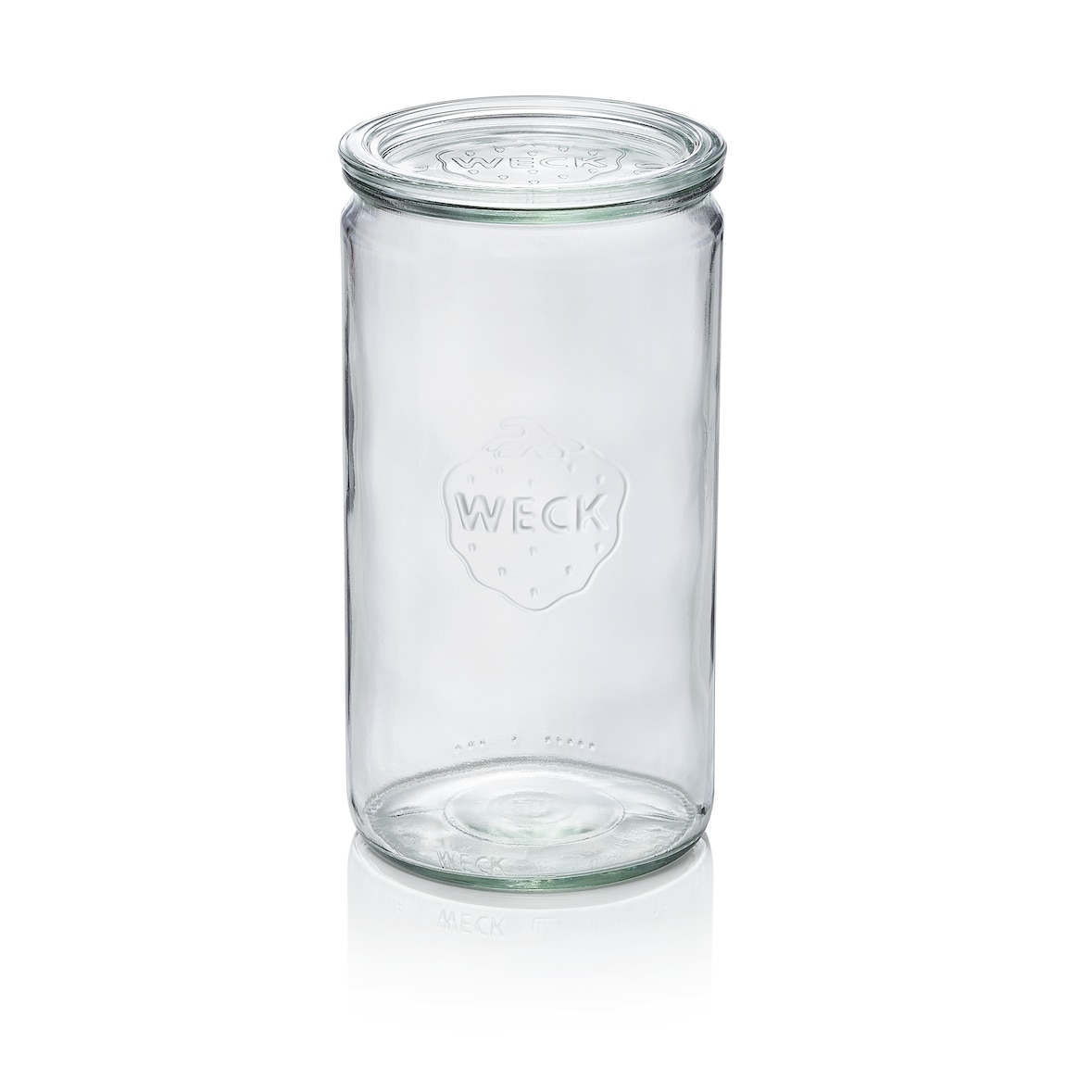WAS Germany - Zylinderglas Weck®, 6-teilig, 1,59 ltr., Glas