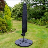 thumbnail of Beige 3m LED Zweefparasol met Voet