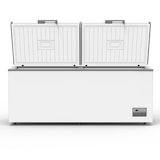 thumbnail of Romux® Congélateur Coffre Horizontal 418 Litres avec 2 Couvercles Plein Rabattable | Congélateurs Coffre Professionnels