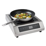 thumbnail of METRO Professional Induktionskochfeld XL GIC3140, Edelstahl, 39x49.5x13.3cm, max. Durchmesser von 32 cm, LED-Anzeige, Temperaturber.: 60–240°C, silber
