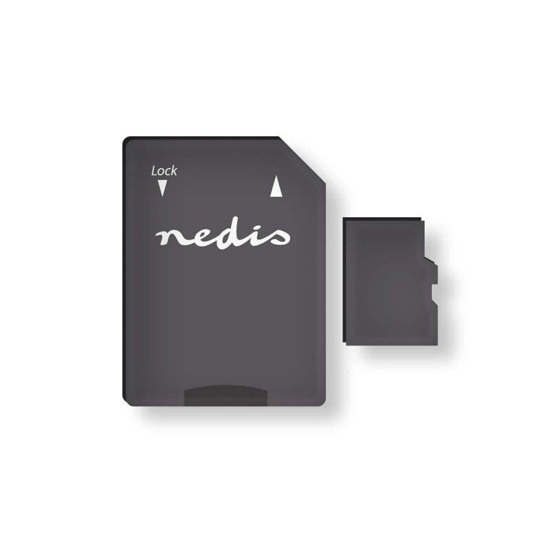 Carte Mémoire  Micro-sdhc  128 Go  Jusqu'à 90 Mbit/s En écriture  Class 10 Usage Non Intensif Nedis