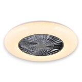 thumbnail of Ventilatore plafoniera con tre modalità luce led a soffitto con ventilatore e telecomando diametro 60 cm