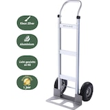 thumbnail of BRASQ Steekwagen Opvouwbaar 250 KG Aluminium - Draagvermogen - Transportwagen - Plateauwagen - Steekkar