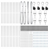 thumbnail of vidaXL Zaunpfosten 26 pcs Grau 3,2 x 3,2 x 150 cm