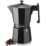 thumbnail of MAGEFESA COLOMBIA NOIR Cafetera Italiana o Moka Negra de 3 Tazas, Fabricada en Aluminio Extragrueso, Apta en Cocinas de Vitrocerámica, Gas, Eléctrica