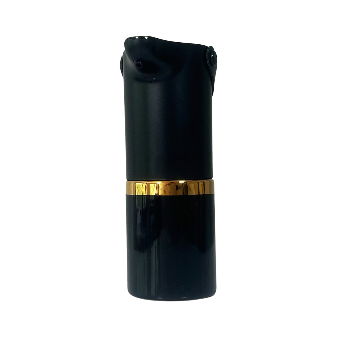 mobiler Spender für Schaumseife schwarz/gold, kontaktlos, automat. Sensor Seifendosierer Spender