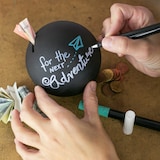 thumbnail of HMF 48924 Spardose Kugel mit Schlüssel, Sparbüchse, Durchmesser 10 cm