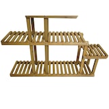 thumbnail of Pflanzregal HWC-L71, Blumentreppe Standregal Regal Blumenständer, 5 Ablagen, 95x105x25cm Outdoor Tanne Holz FSC®, braun