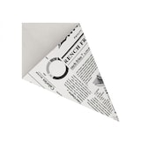 thumbnail of 125 Uds. Cucurucho de papel cartón abierto periódico grande 450ml  Ref PW210CNEWS450