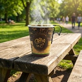 thumbnail of 100 Cup Clips Getränkehalter Ø mind. 70 mm Schwarz Mehrweg