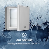 thumbnail of Secret Cool Mini-Kühlschrank Mini-Bar 13l 22dB 2 Etagen Silber-Metallic
