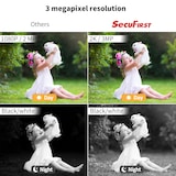 thumbnail of SecuFirst CWL401W2 Met 7 inch monitor en 2x Draadloze Beveiligingscamera - Wit