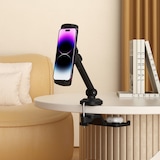 thumbnail of Handyhalterung / Tablethalterung FLEXMOBI III mit Schraubklemme Metall schwarz hjh OFFICE