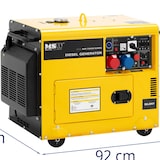 thumbnail of MSW Generador diésel - 6370 / 7500 W - 16 L - 230/400 V - portátil - AVR - Euro 5