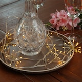 thumbnail of LED Deko Lichterkette Pusteblume 9 Feuerwerk Blüten 90LED L: 2m Timer gold