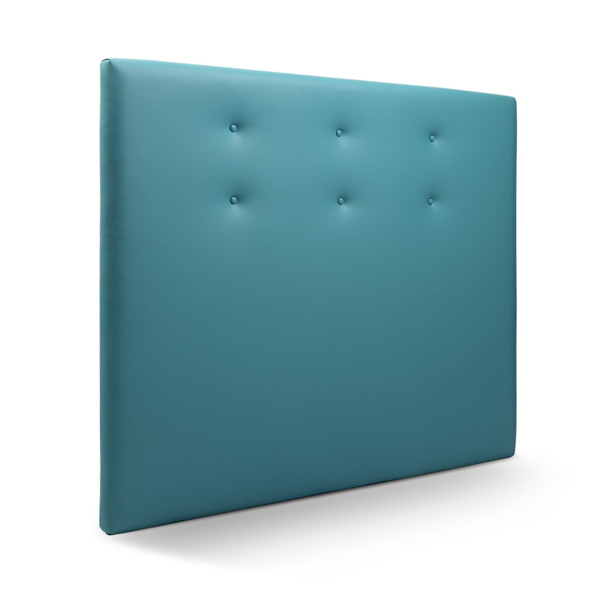 Cabecero De Cama Bruselas SUEÑOSZZZ Cabecero Para Camas De 135 (145 x 120 cm) Tapizado En Polipiel Turquesa