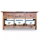 thumbnail of Helloshop26 - Buffet bahut armoire console meuble de rangement bois de récupération massif 100  cm 4402144