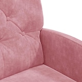 thumbnail of vidaXL Esszimmerstühle mit Rollen 2 pcs Rosa 58 x 67 x 97 cm Samt