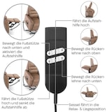 thumbnail of Fernsehsessel mit Aufstehhilfe, Relaxsessel mit elektrischer Liegefunktion, 2 Motoren, 120 kg belastbar, Mikrofaser, Braun, Raburg Jan