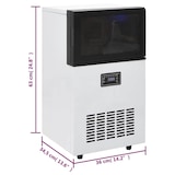 thumbnail of vidaXL Eiswürfelbereiter Schwarz 420 W 45 kg / 24 h