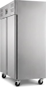 thumbnail of Romux® Kühlschrank mit 2 Türen 148 cm mit Umluftkühlung | Gastro Kühlschrank aus Edelstahl mit 1300 L Kapazität - 6 Einlegeböden und 450 W