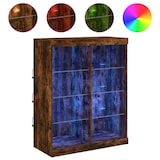 thumbnail of Helloshop26 - Credenza cassettiera armadio mobile contenitore organizer per cucina soggiorno salotto con luci LED 81 x 37 x 100 cm 02_0029893