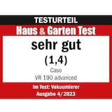 thumbnail of Caso Vakuumierer VR190 Advanced, Kunststoff/Edelstahl, 37 x 9 x 6.5 cm, 9 L/Min., Beutelbreite 30 cm, schwarz/silber