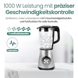 thumbnail of Emerio Blender 1.75L - 1000W Smoothie Maker met 5 Snelheden en Glazen Kan - RVS Messen en Vaatwasmachinebestendig - Blender-to-Go - BL-126794