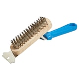 thumbnail of METRO PROFESSIONAL Grillbürste mit Schaber, Edelstahl/Kunststoff, 40 cm, blau