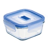 thumbnail of 1 x Pure Box Active quadr.38cl m. Dkl. * - Luminarc Transparent (gehärtet) / - blauer PP Deckel m.Ventil