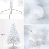 thumbnail of Árbol de Navidad, Pino navideño Clasico Decoración navideña Interior y Exterior (180cm - 1.8m Blanco)