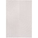 thumbnail of Teppich Outdoor 3D-Effekt Wetterfest Waschbar Strapazierfähig Balkon Terrasse Küche OEKO-TEX Creme 120x170 cm – ORTLER von Kadima Design