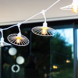 thumbnail of Lumisky CHIC CAGE 10xE27 6M Luci a stringa in filo metallico Acciaio Bianco