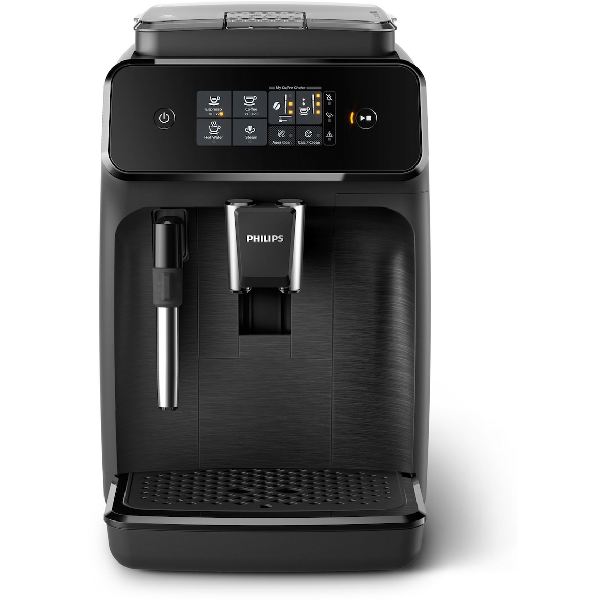 Philips Kaffeevollautomat EP1220/00, Edelstahl / Kunststoff,  24.6 x 37.1 x 43.3 cm, 1500 W, mit Sensortouch Oberfläche, schwarz