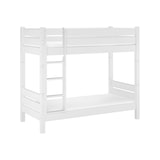 thumbnail of Etagenbett für Erwachsene weiß 100x200 Stockbett teilbar mit Rollrost Matratzen 60.16-10WT100M