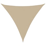 thumbnail of Toldo de vela triangular tela Oxford beige 5x5x5 m